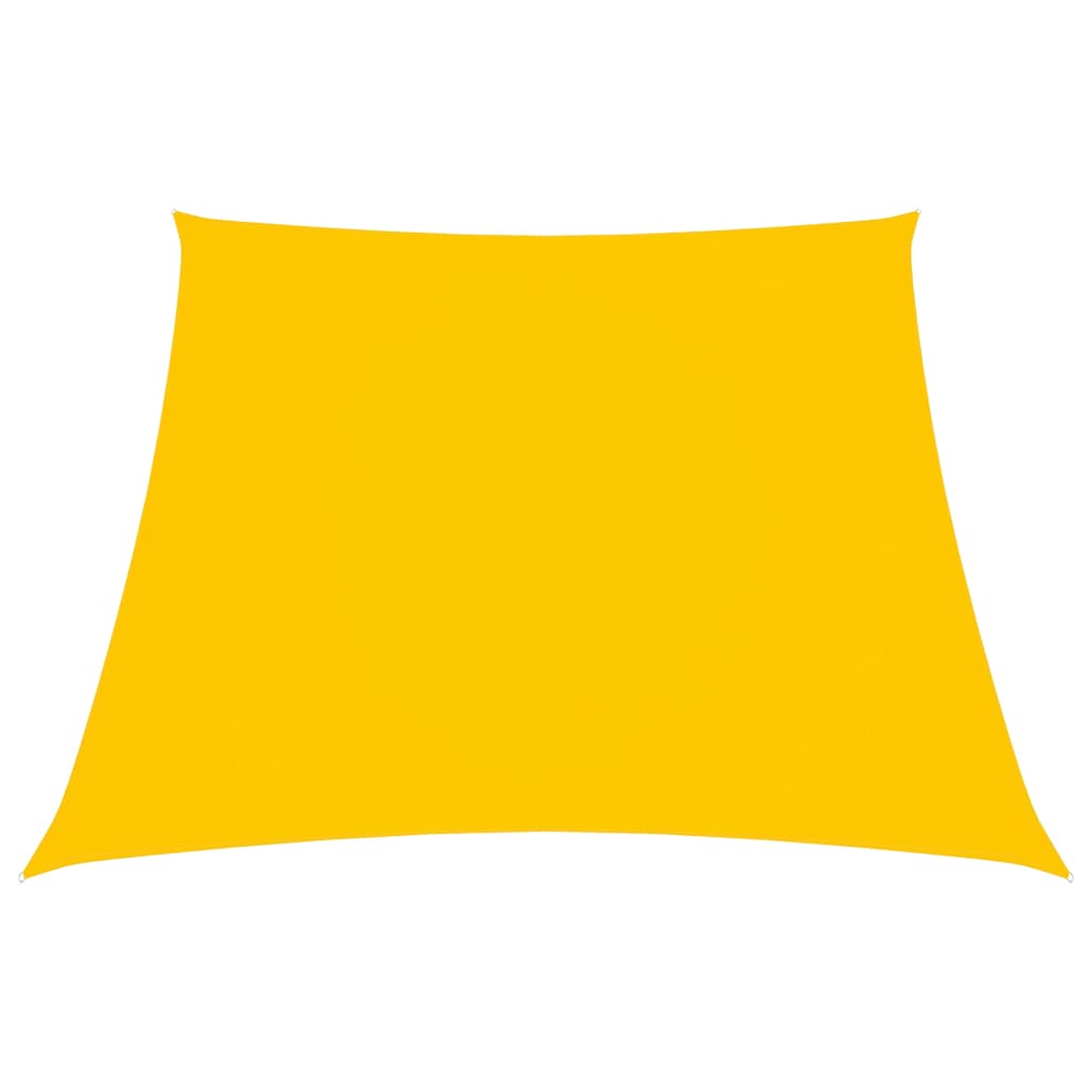 vidaXL Tieniaca plachta, oxford, lichobežníková 2/4x3 m, žltá