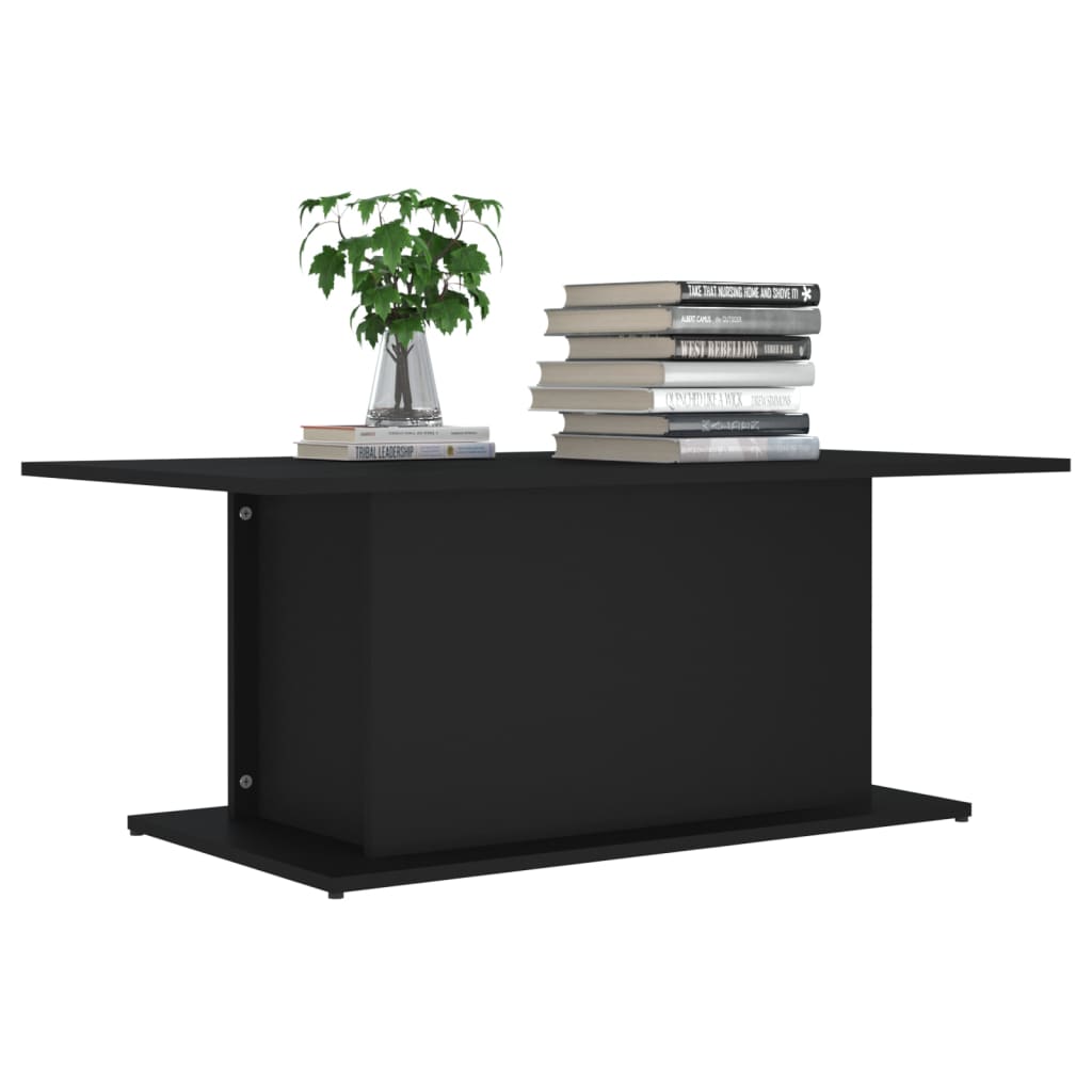 vidaXL Konferenčný stolík čierny 102x55,5x40 cm drevotrieska