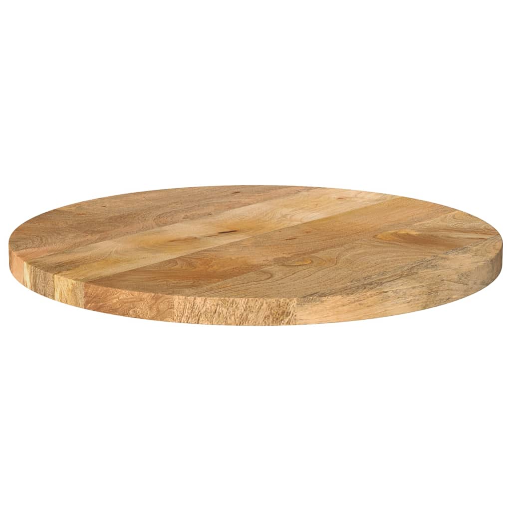 vidaXL Stolová doska Ø 50x2,5 cm okrúhla masívne mangovníkové drevo