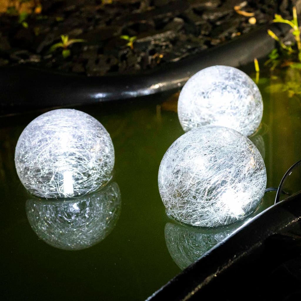 HI Solárne jazierkové plávajúce LED svetlá 9 cm