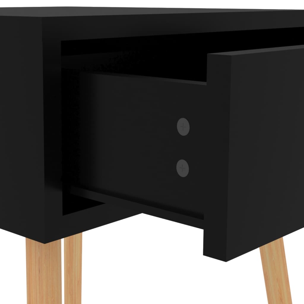 vidaXL Nočné stolíky 2 ks čierne 40x40x56 cm drevotrieska