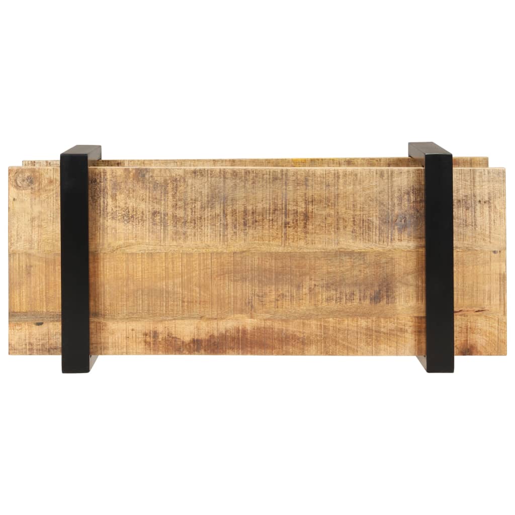 vidaXL TV skrinka 90x40x40 cm, surové mangové drevo