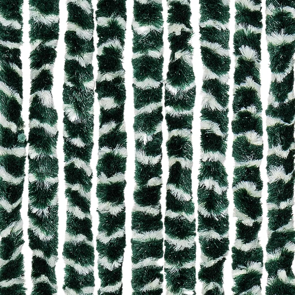 vidaXL Záves proti hmyzu zelený a biely 100x230 cm, ženilka