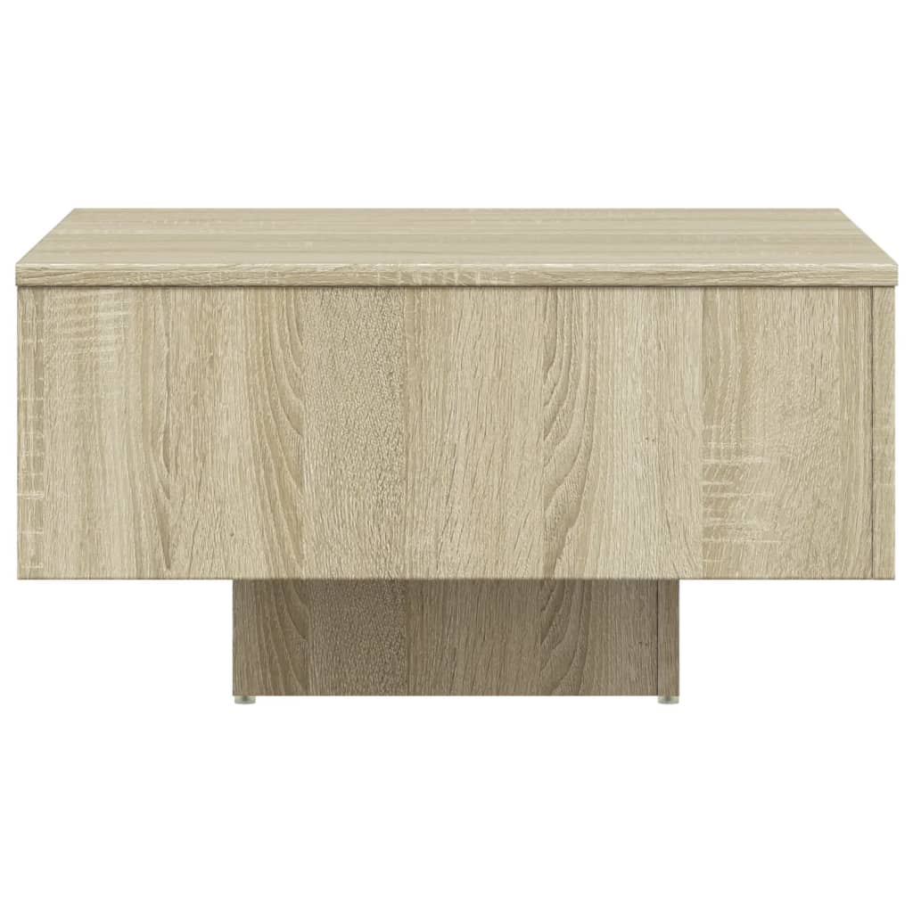vidaXL Konferenčný stolík dub sonoma 60x60x31,5 cm drevotrieska