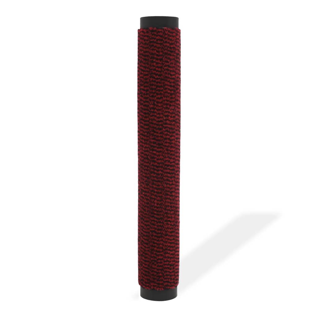vidaXL Rohožka pred dvere, obdĺžniková, všívaná, 40x60 cm, červená