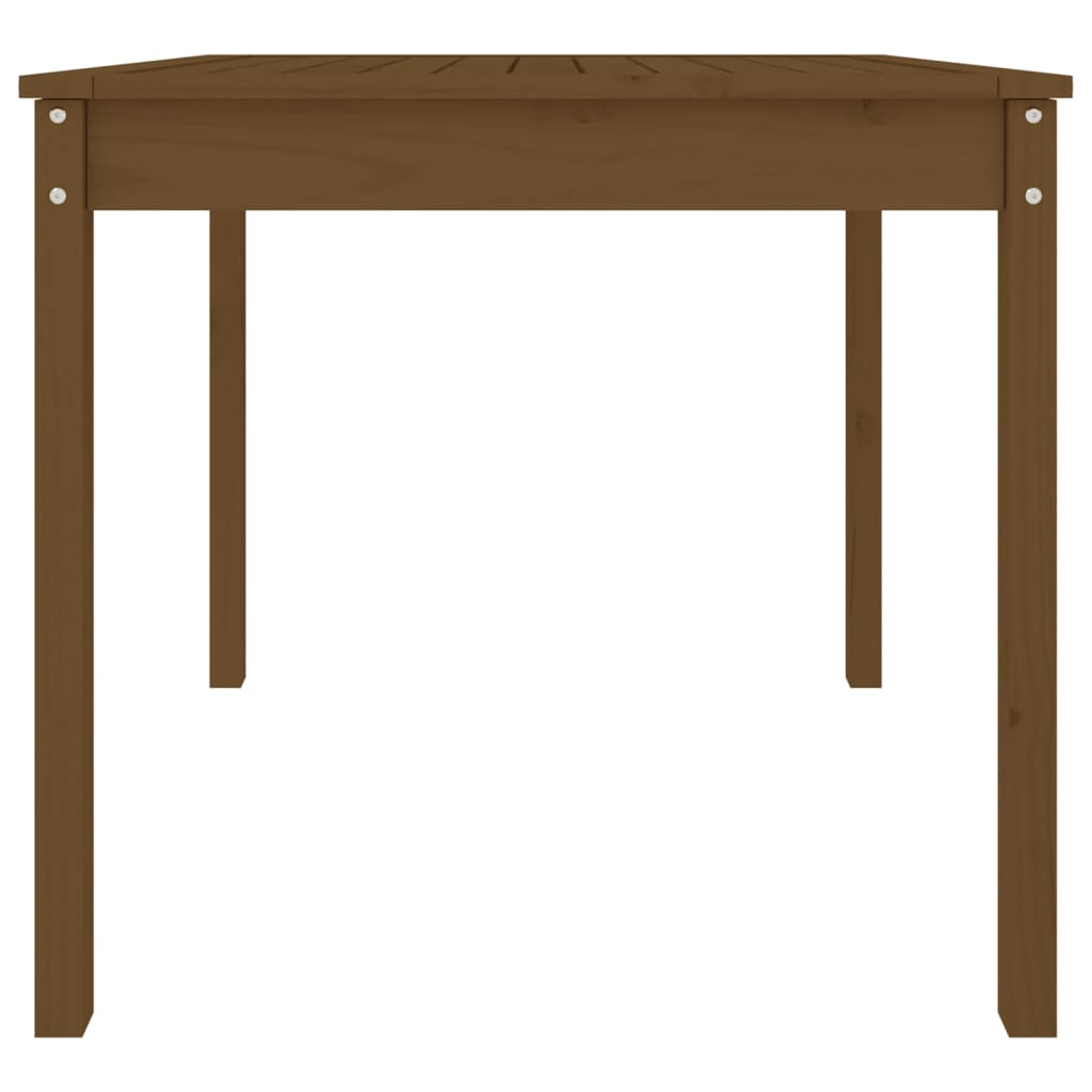 vidaXL Záhradný stolík medovohnedý 82,5x82,5x76 cm borovicový masív