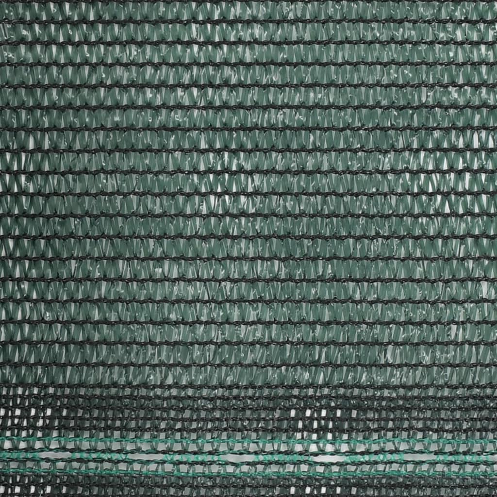 vidaXL Zástena na tenisový kurt, HDPE 1x25 m, zelená
