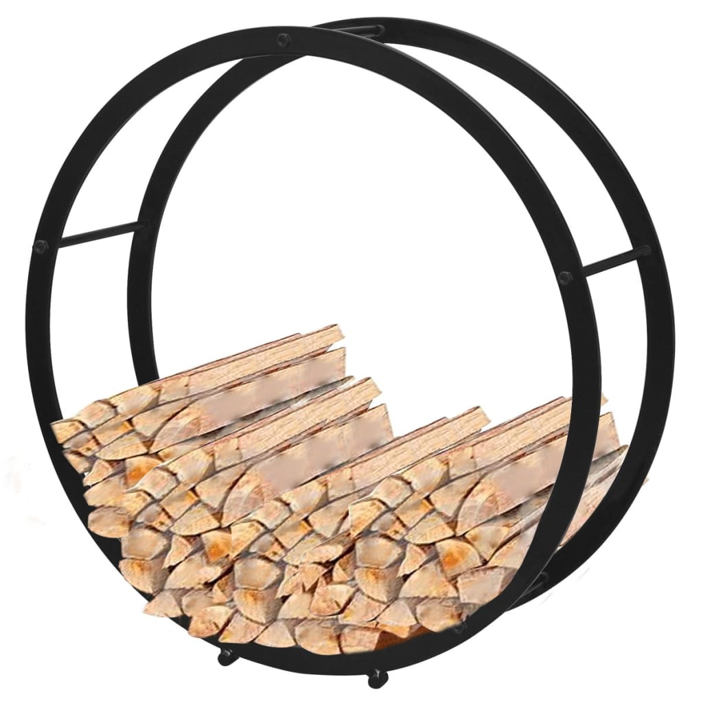 Stojan na palivové drevo okrúhly