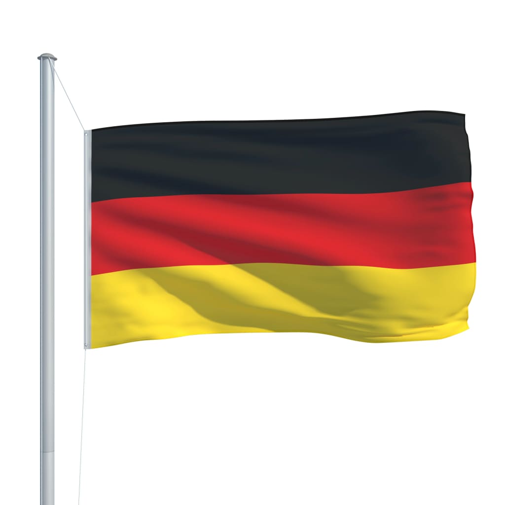 vidaXL Vlajka Nemecko 90x150 cm