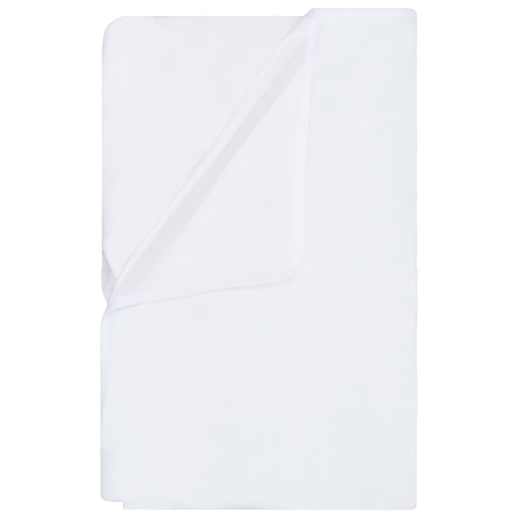 vidaXL Chrániče matracov vodeodolné 2 ks bavlna 180x200 cm biele