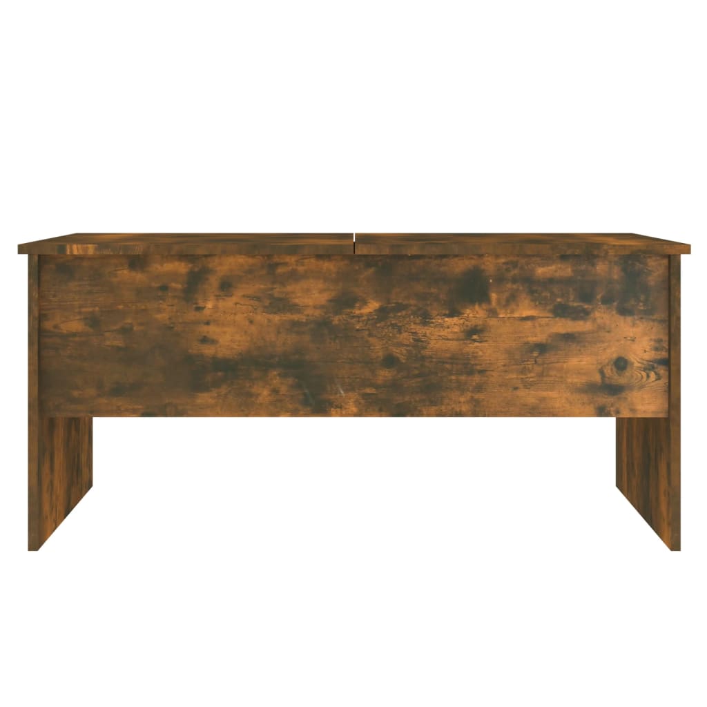 vidaXL Konferenčný stolík dymový dub 102x50,5x46,5 cm spracované drevo