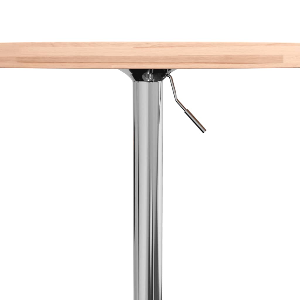 vidaXL Barový stolík Ø50x90,5 cm, bukový masív