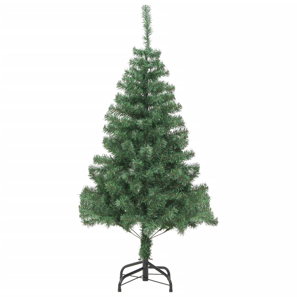 vidaXL Umelý vianočný stromček, oceľový stojan 210 cm, 910 vetvičiek