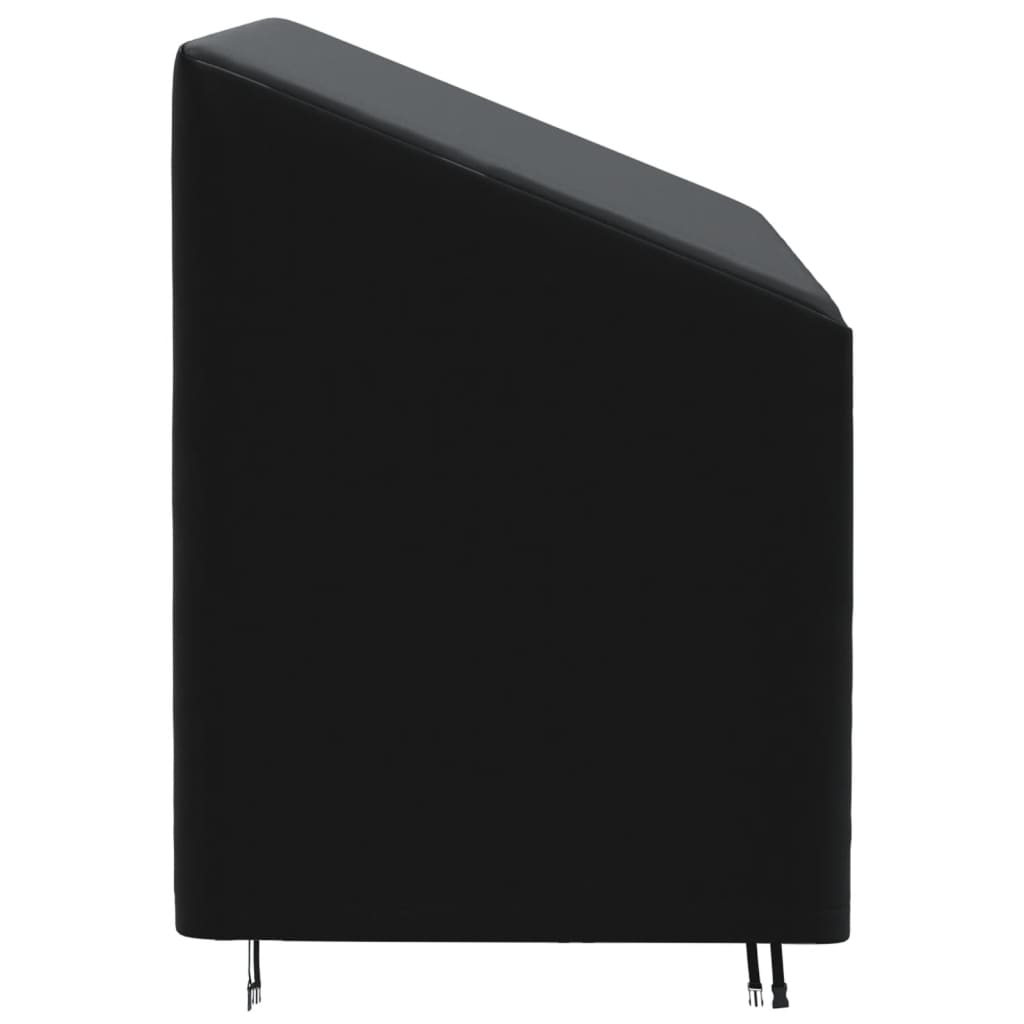 vidaXL Obal na 3-miestnu lavičku, čierny 165x70x65/94 cm, 420D oxford