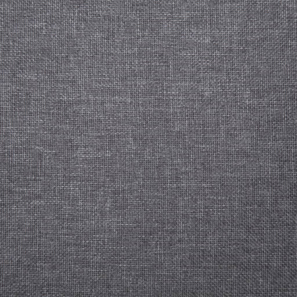 vidaXL Lavica s úložným priestorom 116 cm bledosivá polyester