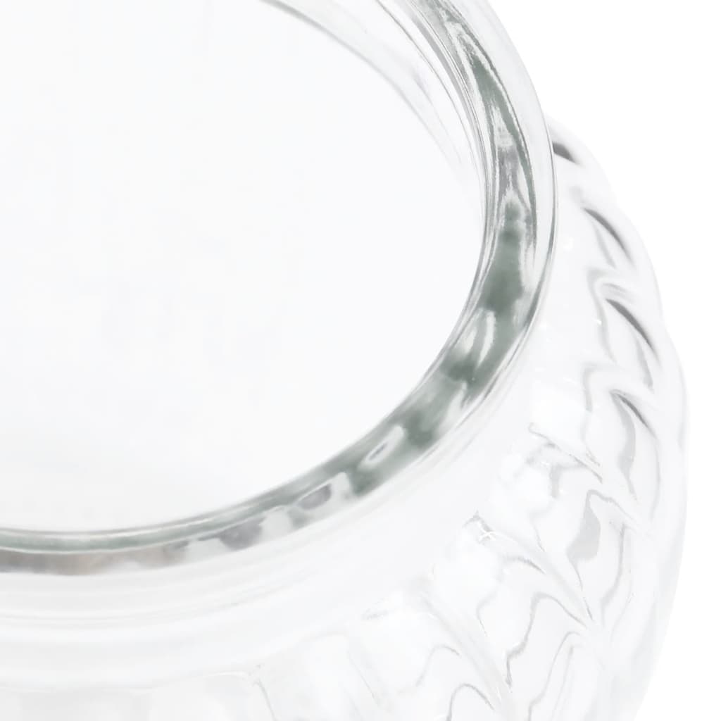 vidaXL Skladovacie poháre 6 ks 500 ml sklo