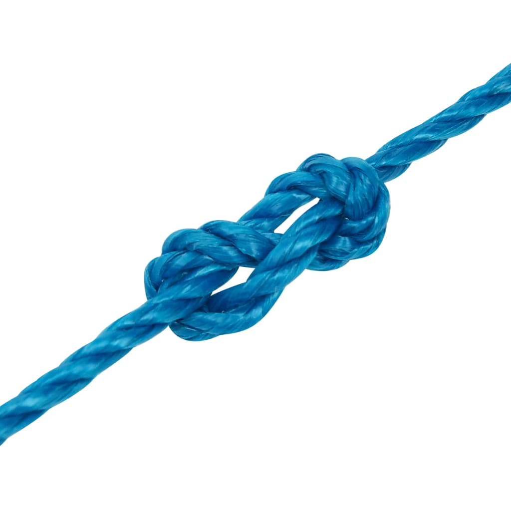 vidaXL Pracovné lano modré 3 mm 25 m polypropylén