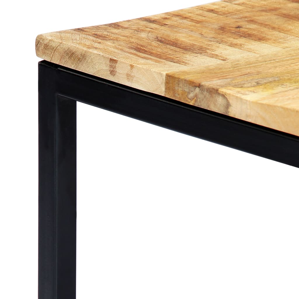 vidaXL Konferenčný stolík 120x60x40 cm masívne surové mangovníkové drevo