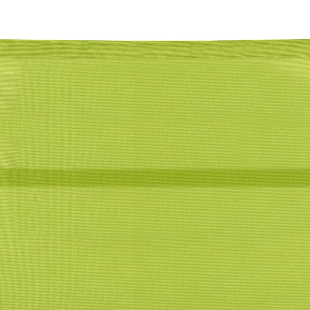 vidaXL Záhradné ležadlo hliník a textilén zelené