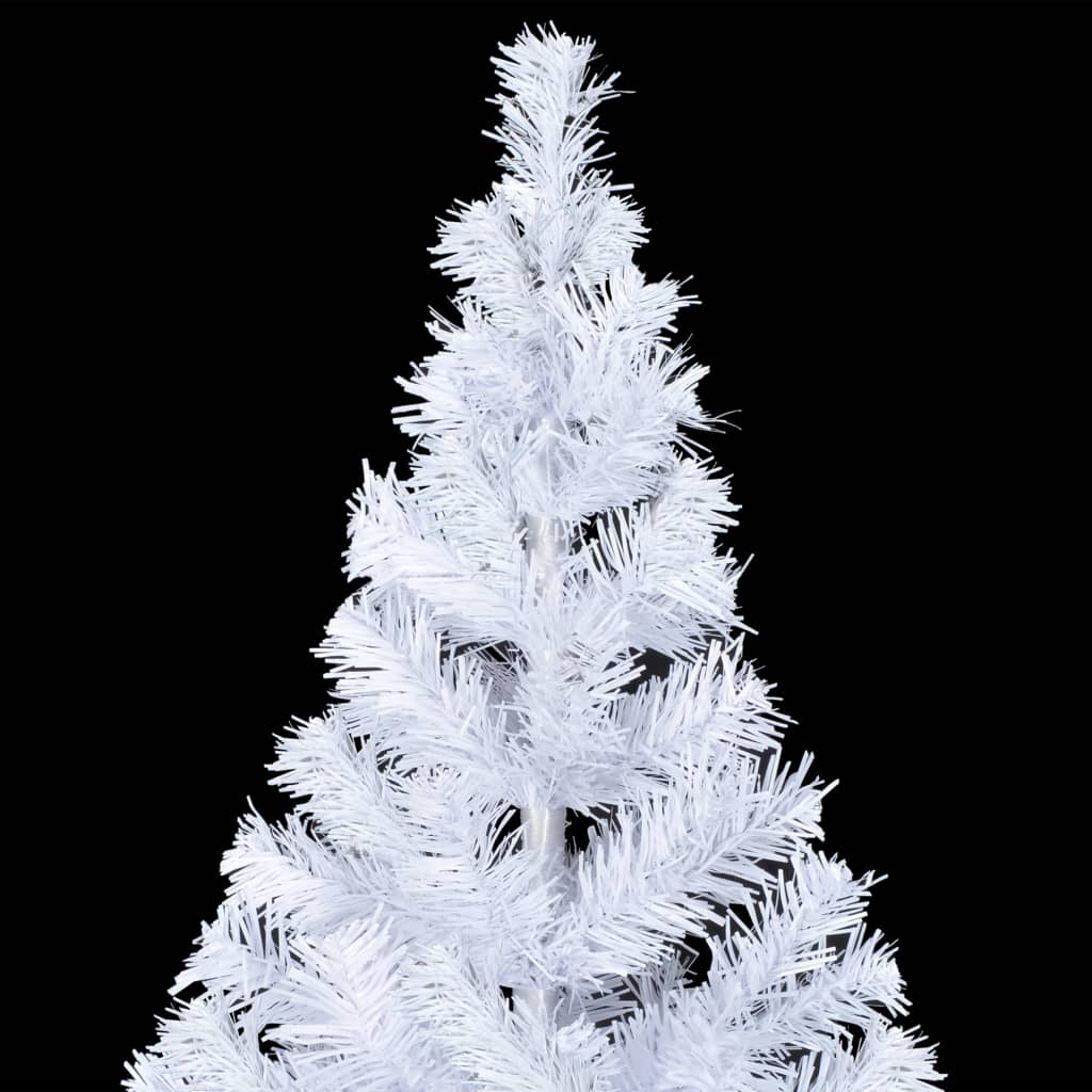 vidaXL Umelý vianočný stromček s LED 210 cm 910 vetvičiek