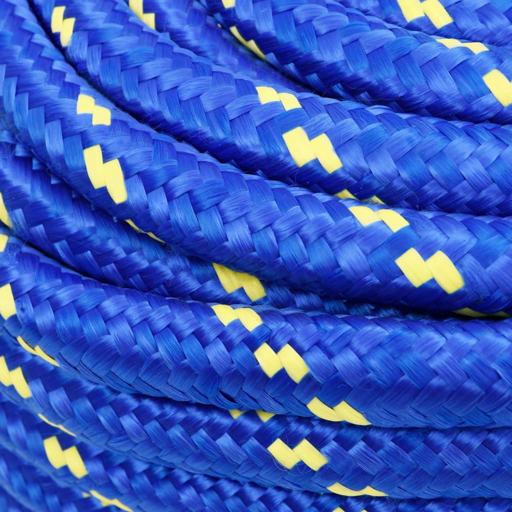 vidaXL Lodné lano modré 20 mm 100 m polypropylén