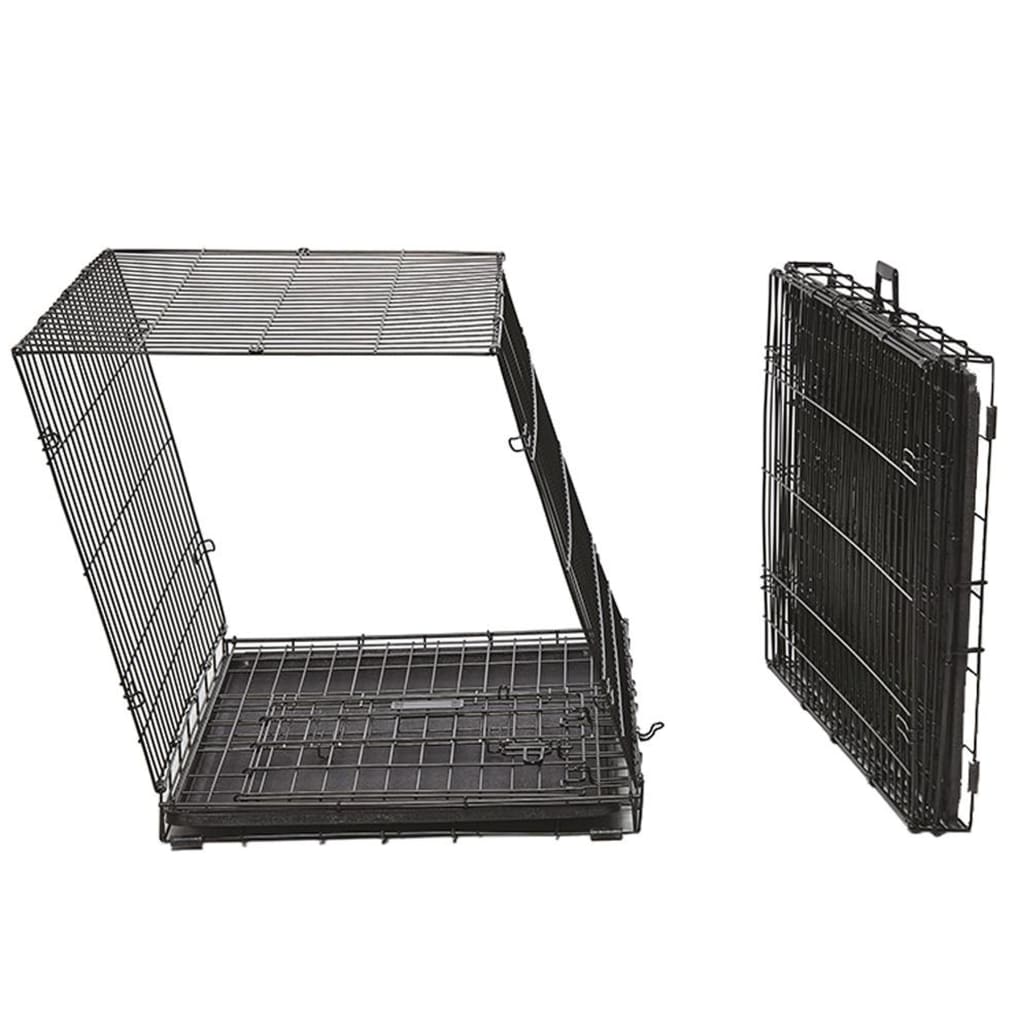 Ferplast Klietka pre psa Dog-Inn 75" 77,4x48,5x54,6 cm šedá