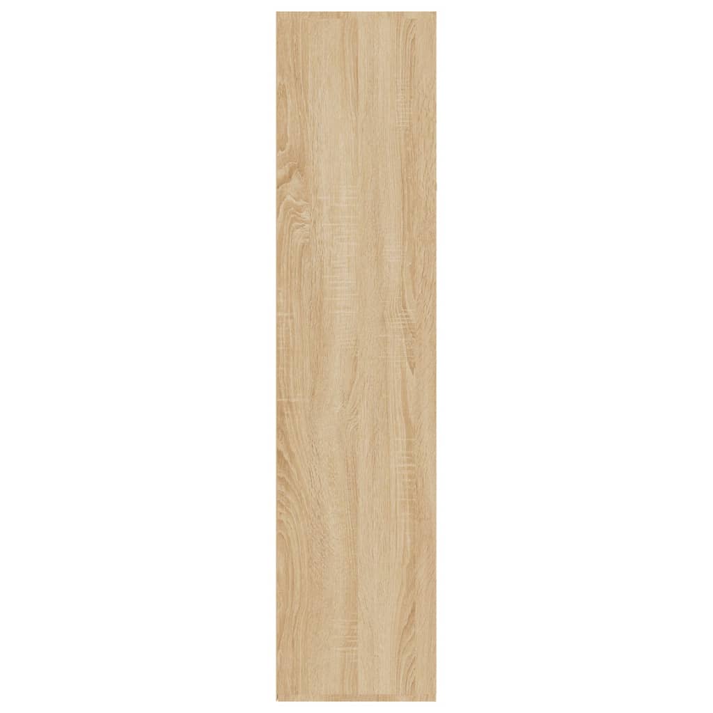 vidaXL Knižnica/komoda, dub sonoma 66x30x130 cm, kompozitné drevo