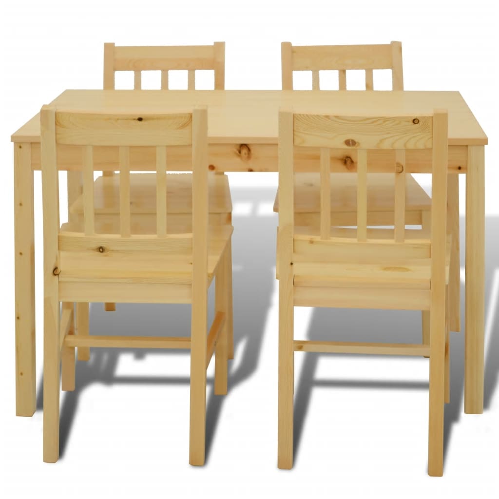 Drevený jedálenský stôl so 4 stoličkami
