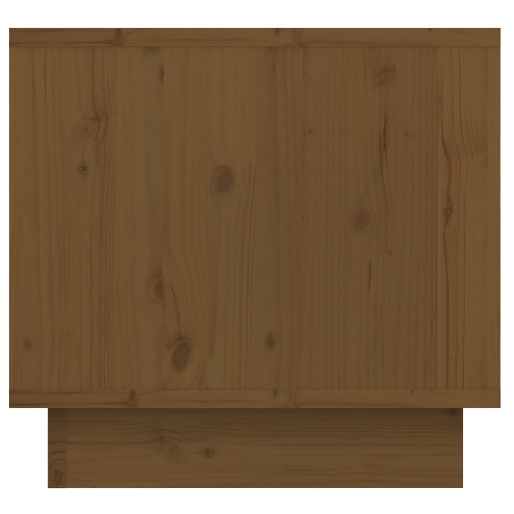 vidaXL Nočné stolíky 2 ks medovo-hnedé 35x34x32 cm borovicové drevo