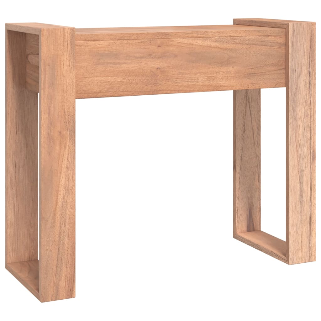 vidaXL Konzolový stolík 90x35x75 cm teakový masív