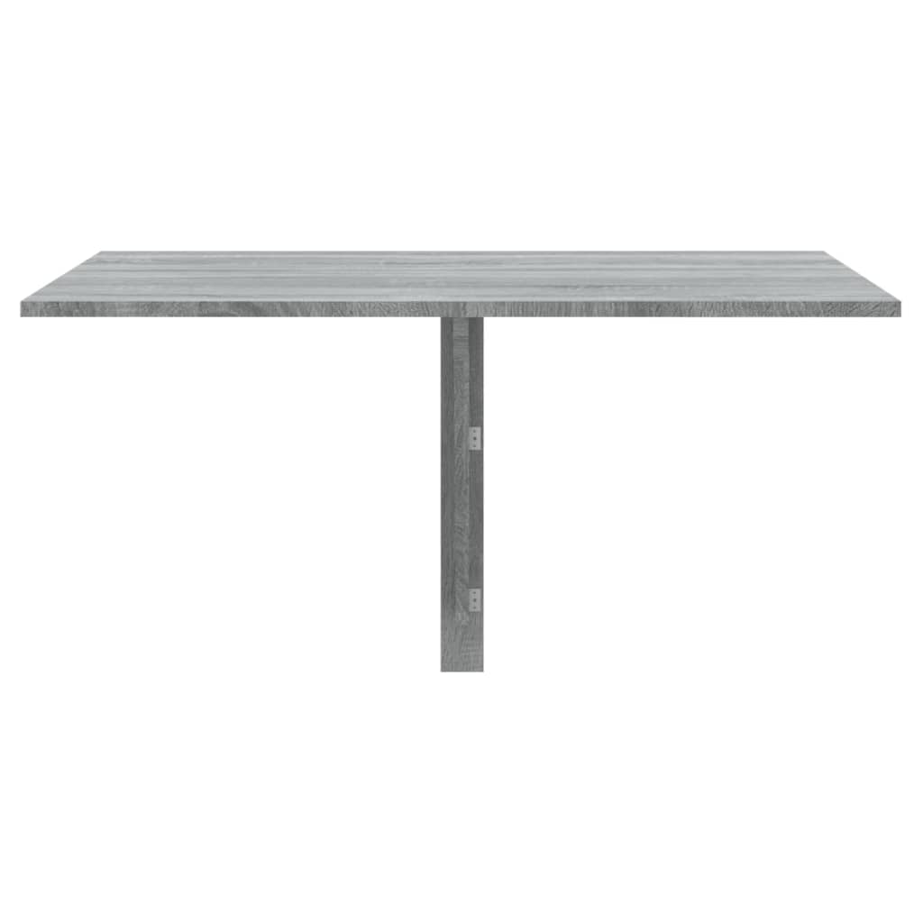 vidaXL Skladací nástenný stôl sivá sonoma 100x60x56cm spracované drevo