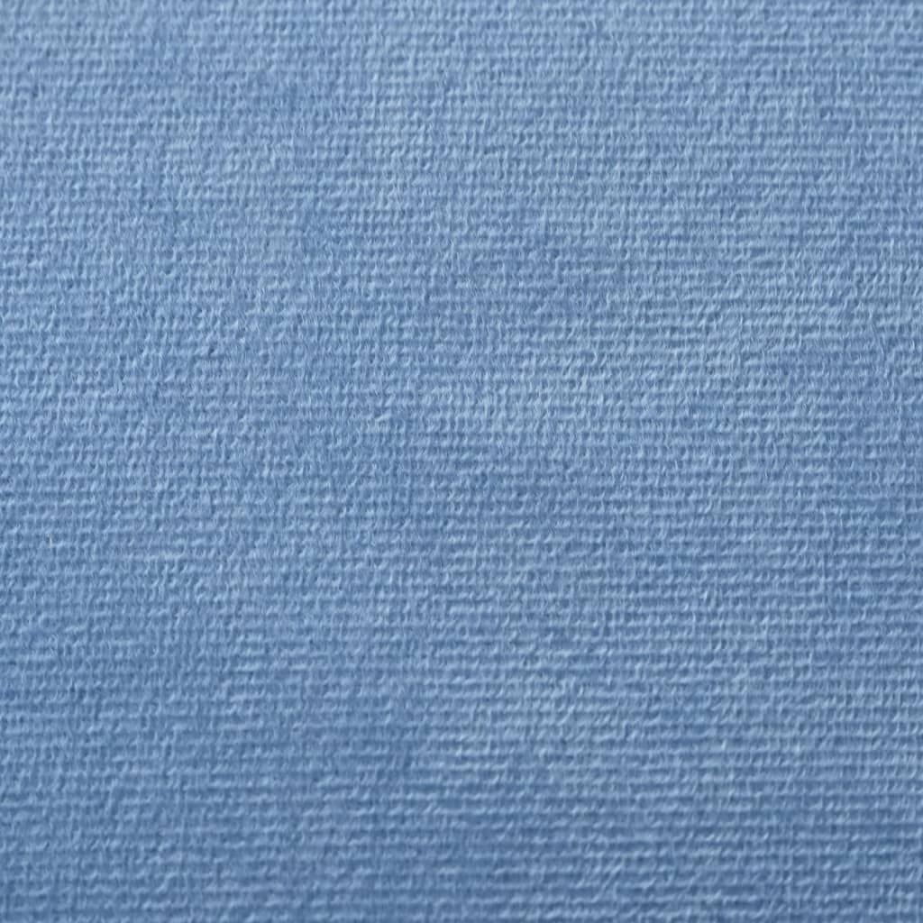 vidaXL Detská rozkladacia pohovka modrá mäkký plyš