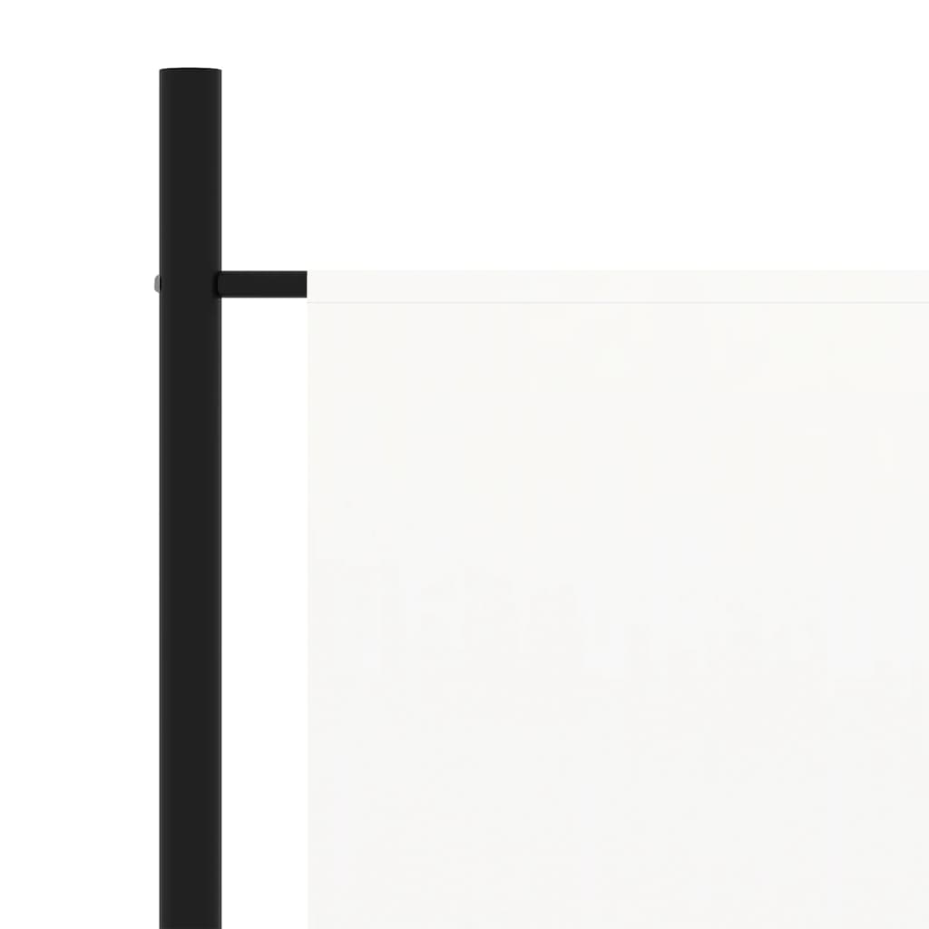 vidaXL 1-panelový paraván biely 175x180 cm látka