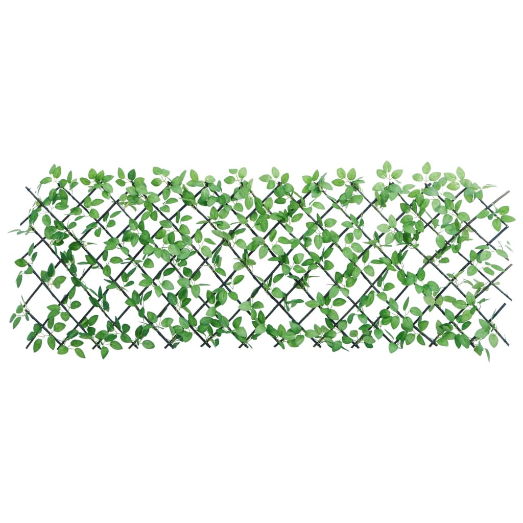 vidaXL Rozťahovacia mriežka s umelým brečtanom 5 ks zelená 180x65 cm