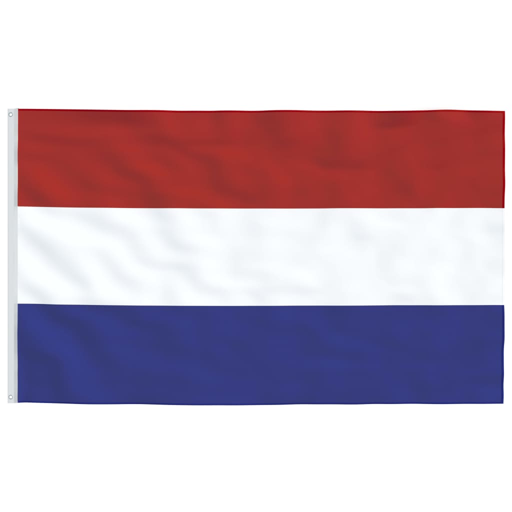 vidaXL Holandská vlajka a stĺp 4 m hliník