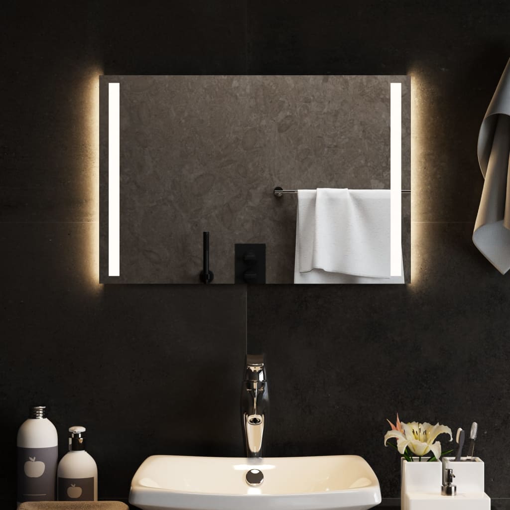 vidaXL LED kúpeľňové zrkadlo 60x40 cm
