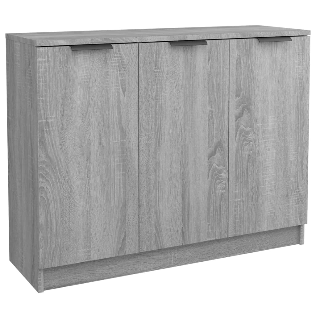 vidaXL Komoda sivý dub sonoma 90,5x30x70 cm spracované drevo