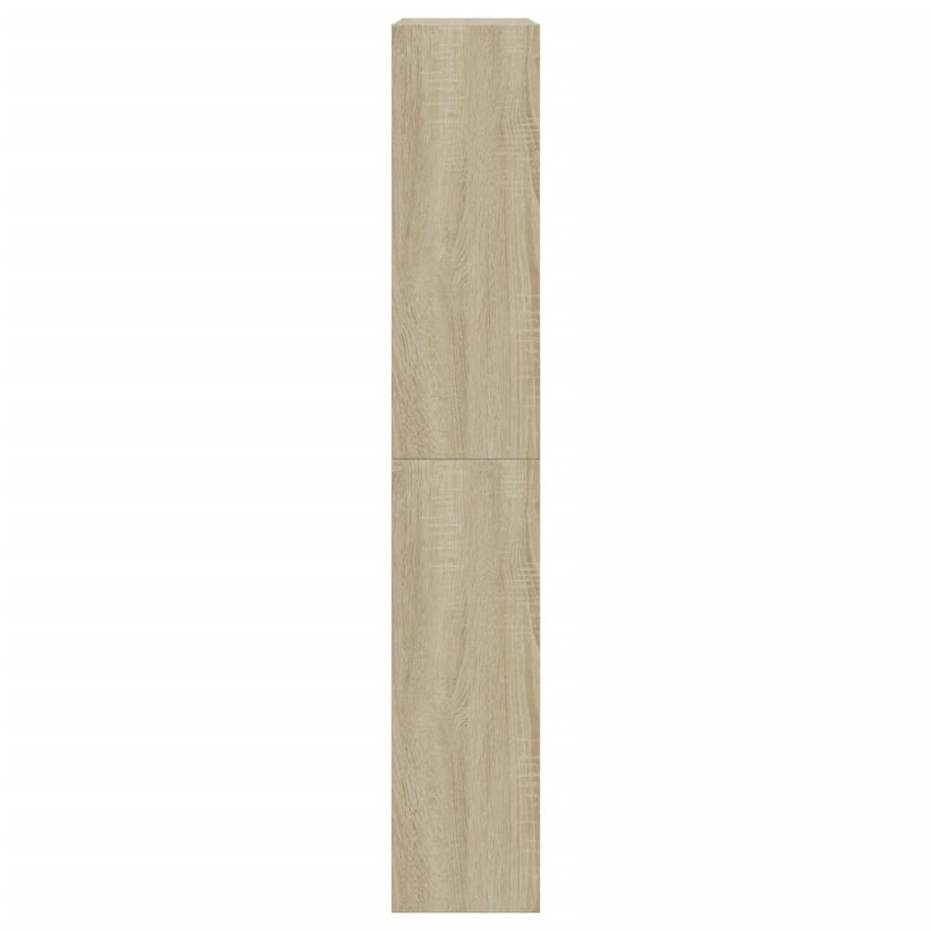 vidaXL Botník dub sonoma 60x21x125,5 cm kompozitné drevo