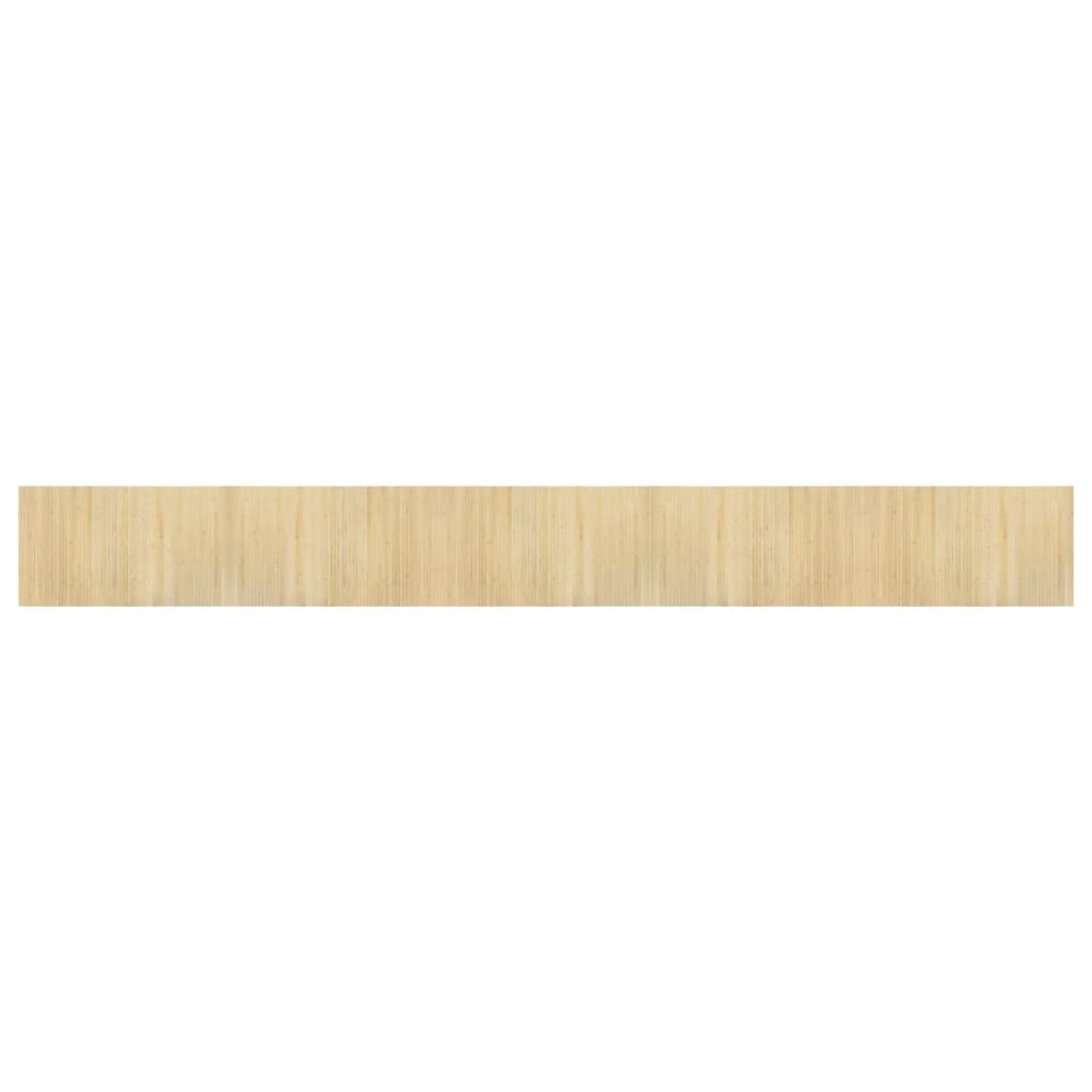 vidaXL Koberec obdĺžnikový bledý prírodný 60x500 cm bambus
