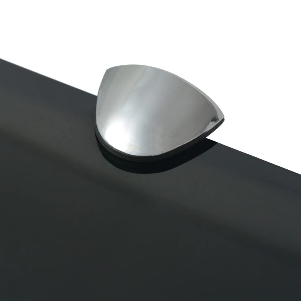 vidaXL Nástenná sklenená polička, 100x10 cm, 8 mm