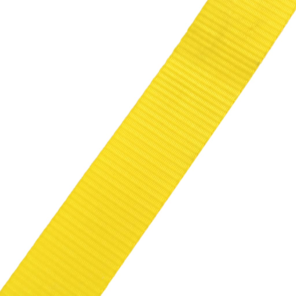 vidaXL Žlté lano na chodenie/slackline, 15 m x 50 mm, 150 kg