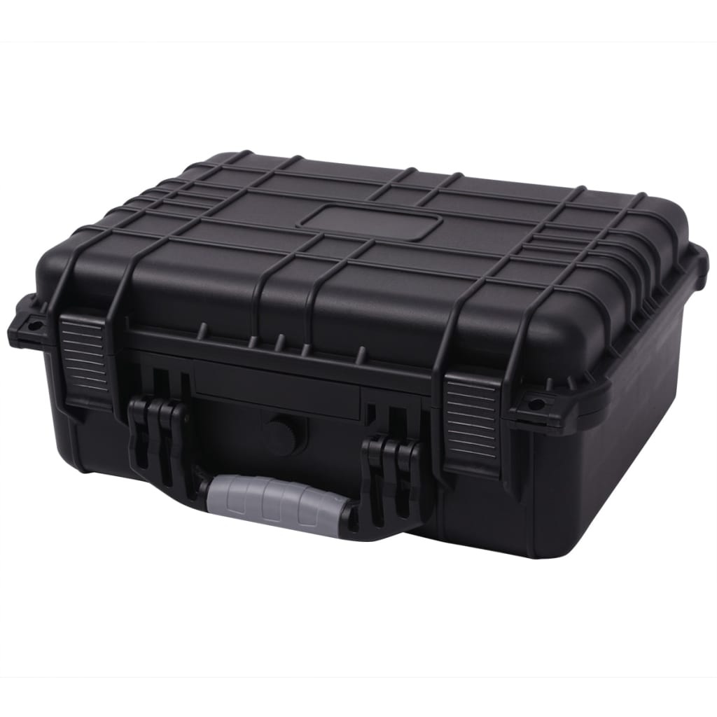 vidaXL Ochranný kufrík na náradie, čierny 40,6x33x17,4 cm