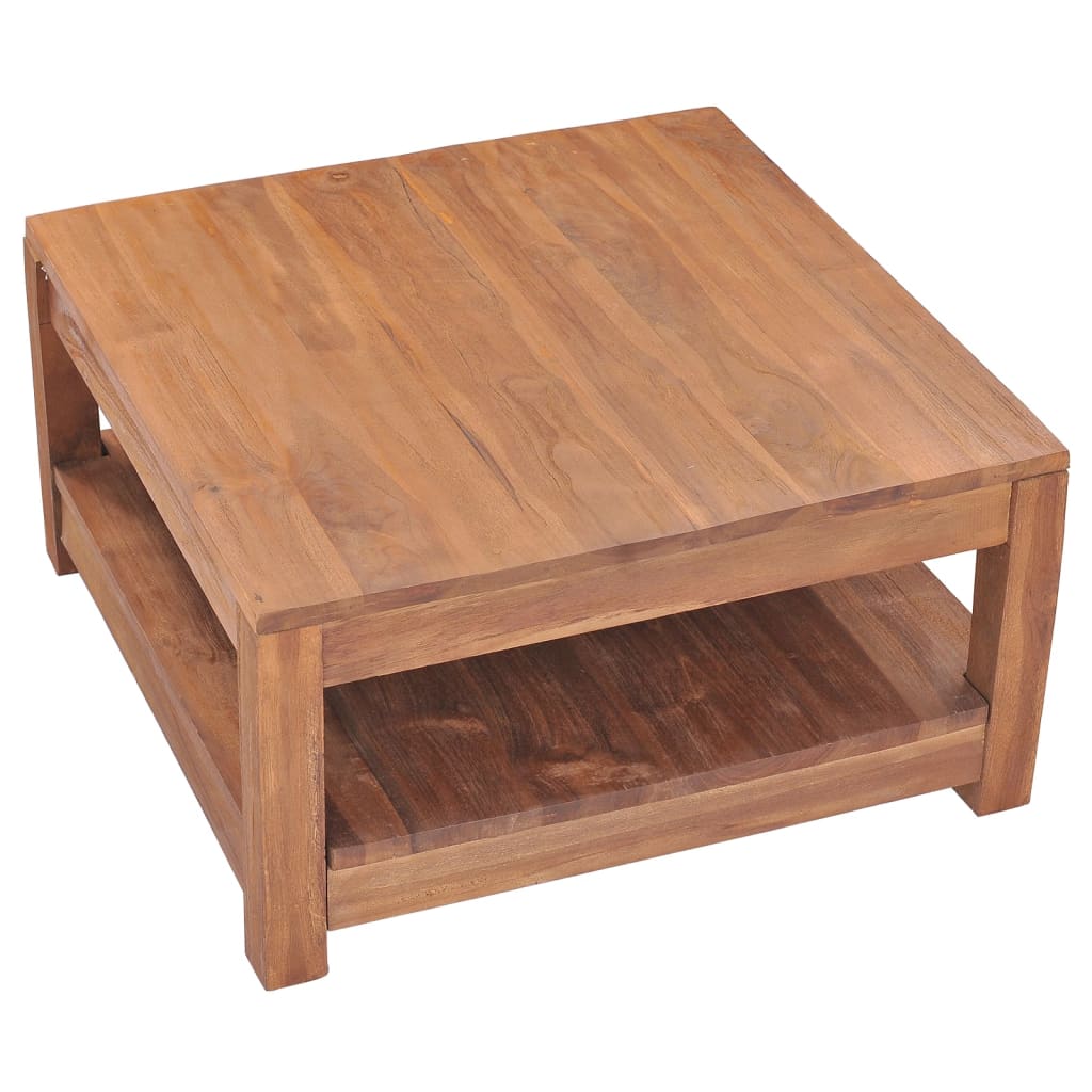 vidaXL Konferenčný stolík 68x67x35 cm masívne teakové drevo