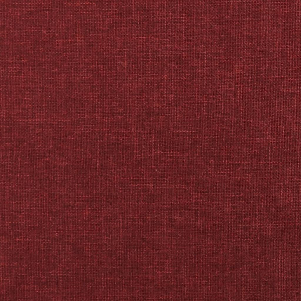 vidaXL Podnožka vínovo-červená 78x56x32 cm látková