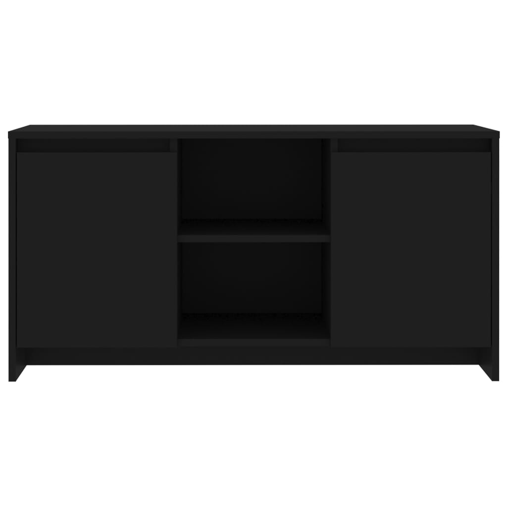 vidaXL TV skrinka čierna 102x37,5x52,5 cm drevotrieska