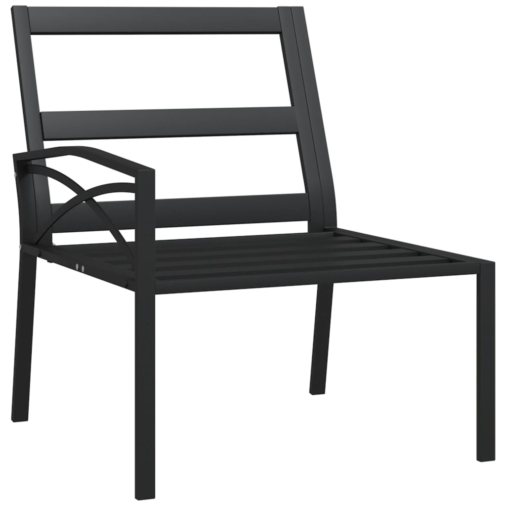 vidaXL Záhradné stoličky s pieskovými vankúšmi 2 ks 62x75x79 cm oceľ