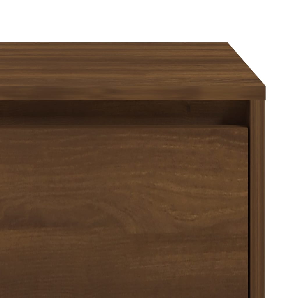 vidaXL Nočný stolík hnedý dub 45x34x44,5 cm drevotrieska