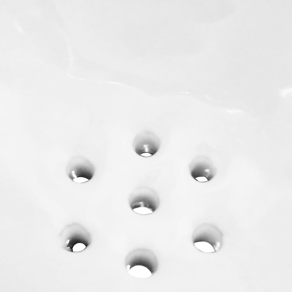 vidaXL Závesný pisoár so splachovacím ventilom keramický biely