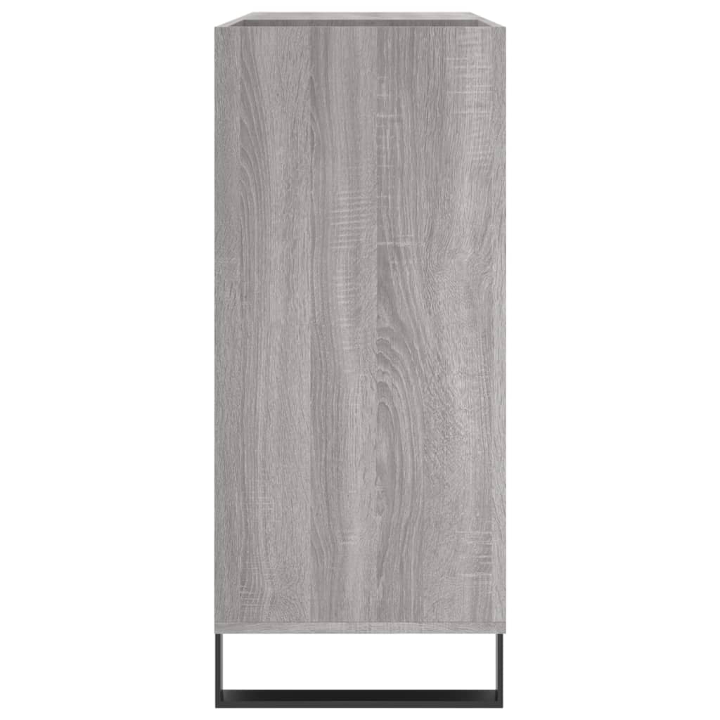 vidaXL Skrinka na platne sivá sonoma 84,5x38x48 cm kompozitné drevo