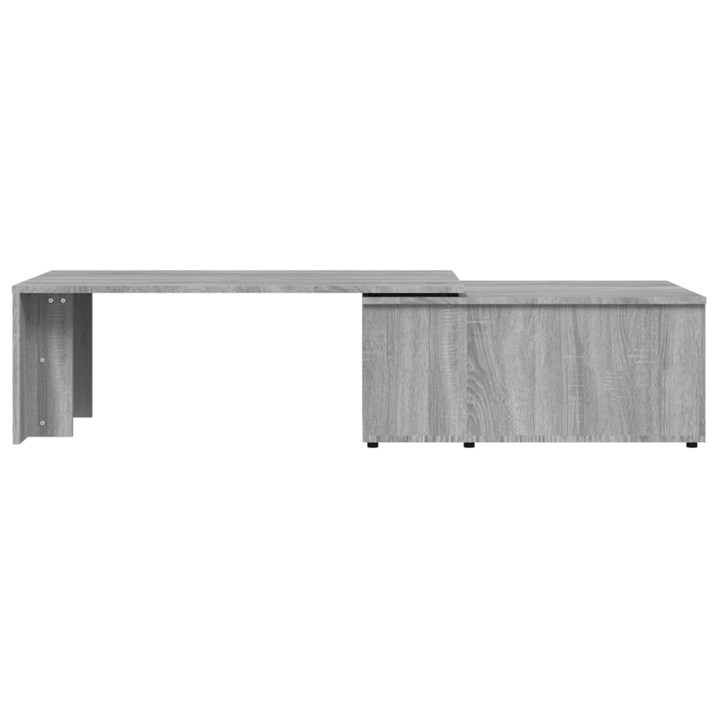 vidaXL Konferenčný stolík sivý sonoma 150x50x35cm spracované drevo